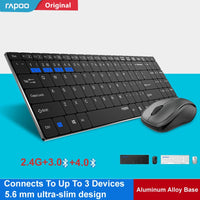 Ultra Slim Wireless Keyboard - Gift Mouse With Bluetooth 3.0