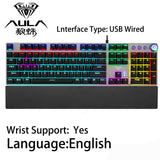 Ergonomic Rainbow Light Mechanical Keyboard