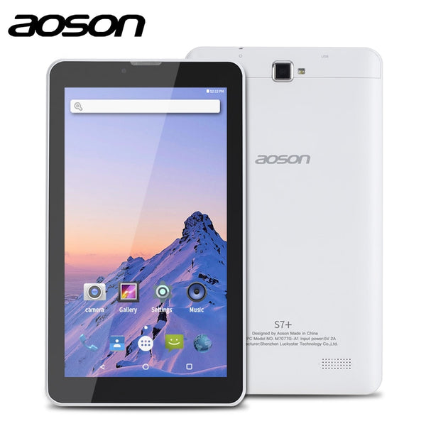 Aoson 7 inch 3G Phone Call Tablets DUAL SIM Card Android 7.0