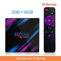 H96 MAX 9.0 Android TV Box Rockchip RK3318 4GB RAM 64GB