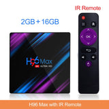 H96 MAX 9.0 Android TV Box Rockchip RK3318 4GB RAM 64GB