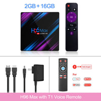 H96 MAX 9.0 Android TV Box Rockchip RK3318 4GB RAM 64GB